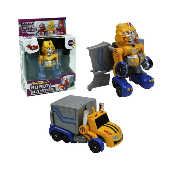 Kutulu Dönüşebilen Mini Robot Kamyon - 2