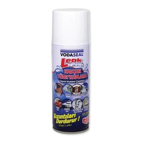 Vodaseal Leak Fix Kauçuk İzolasyon Spreyi 200 ml Beyaz ürün görseli