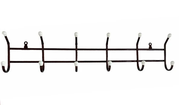 Kapı Arkası Askısı Vidalı Tip 6 Kanca ürün görseli 1