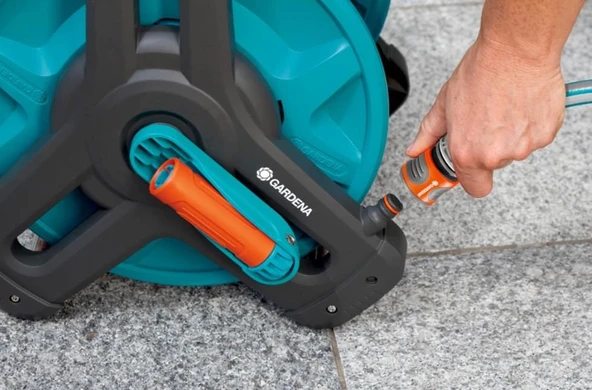 Gardena 08009-20 Duvara Montelı Hortum Arabası Set - Resim 12