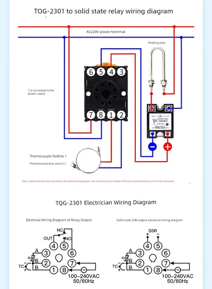 Dijital PID Sıcaklık Kontrol Cihazı - E-tipi Katı Hal SSR Çıkışı - 72x72 - 11