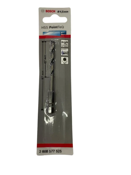 Bosch Point TeQ Altıgen Şaftlı Hss Matkap Ucu 4,5 mm - Resim 4