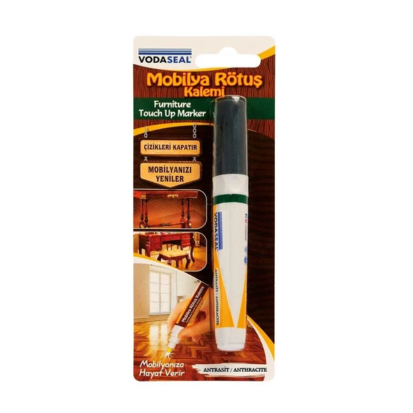 Vodaseal Mobilya Rötuş Kalemi Tekli Antrasit - 2