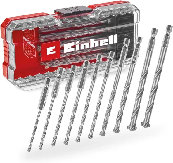 Einhell Duvar Delme Uç Seti 10 Parça - 1
