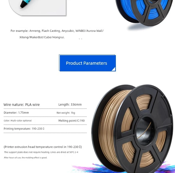 PLA 3D Yazıcı Filamenti - 1.75mm - 1kg - Yeşil - 8