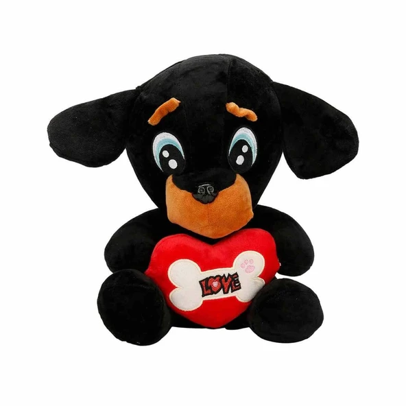 3183 Sunman, Kalpli Peluş Köpek 30 cm - 2