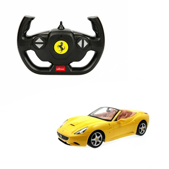 47200 1:12 Ferrari California Uzaktan Kumandalı Işıklı Araba - Resim 5