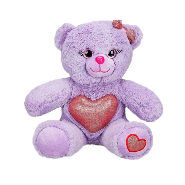 1512 Renkli Peluş Ayı 26 cm -Sunman - 3