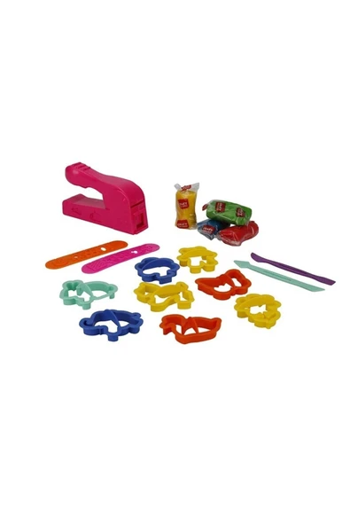 Crafy Kovalı Oyun Hamuru Seti 200 gr. 17 Parça 01706 - 2