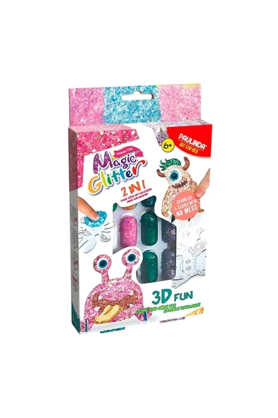 Nessiworld Paulinda Magic Glitter 2n1 3d Fun Hobi Set S00095583
