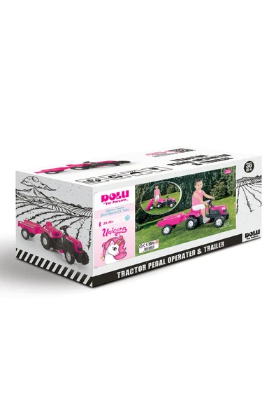 Unicorn Römorklu Pedallı Traktör 2508