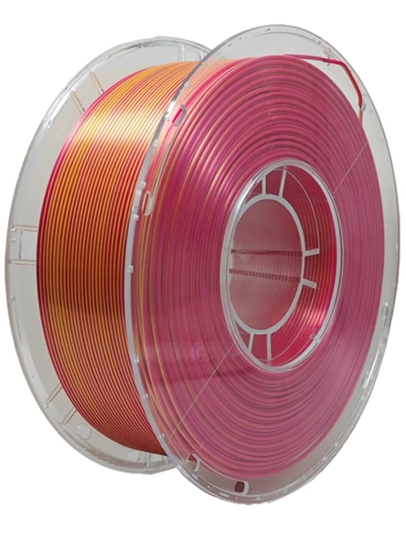 PLA Kırmızı Yeşil İki Renk İpek Filament 1.75mm 3D Baskı 1kg - 2