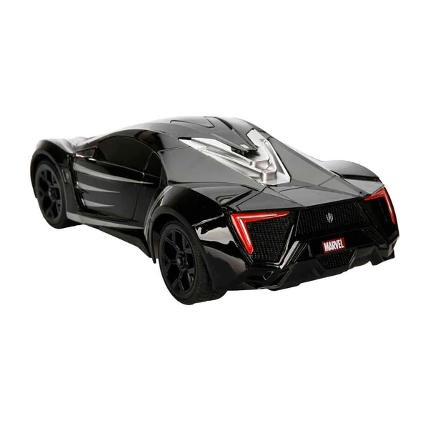 7037 Kumandalı 1:16 Avengers Black Panther Lykan Hypersport Araba - 5
