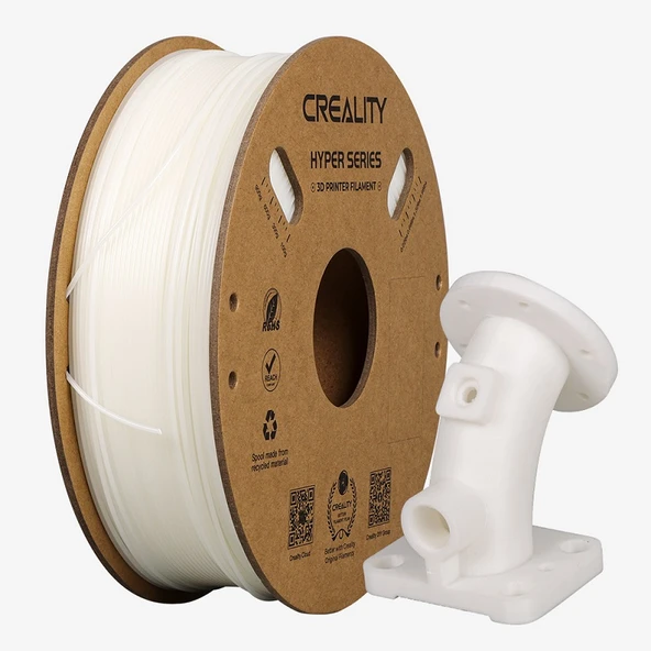 Yüksek Sıcaklık 3D Yazıcı Filamenti - Beyaz - 1.75mm - 1kg