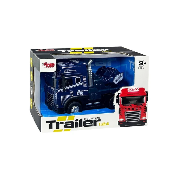 KLX800-247 Sürtmeli Işıklı Müzikli 1:24 Çekici (Tır Kafası) - Resim 2