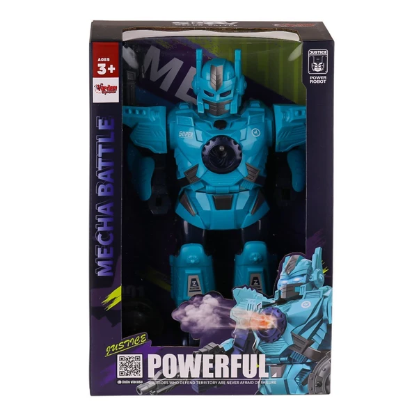 DF-6052 Işıklı ve Müzikli Buhar atan Robot -Vardem Oyuncak ürün görseli 1