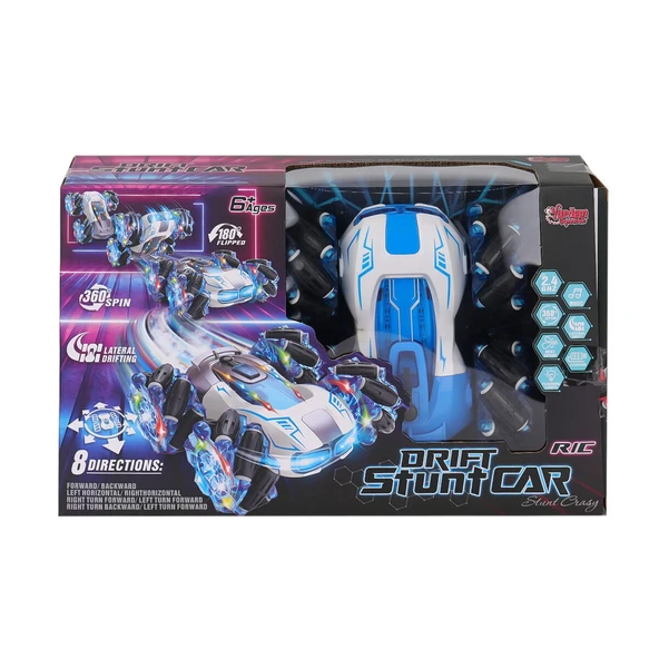 HG4-33 Kumandalı Müzikli Işıklı Drift Stuntu Akrobat Araba -Vardem - 2