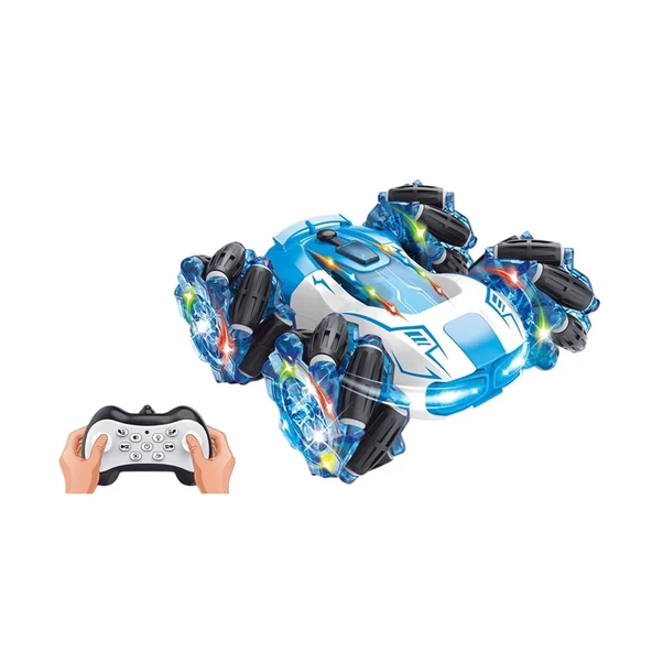 HG4-33 Kumandalı Müzikli Işıklı Drift Stuntu Akrobat Araba -Vardem - 4