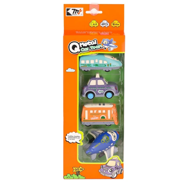 0783-355 Metal Çek Bırak Ulaşım Araçları 1:64 -Karsan Oyuncak - 2