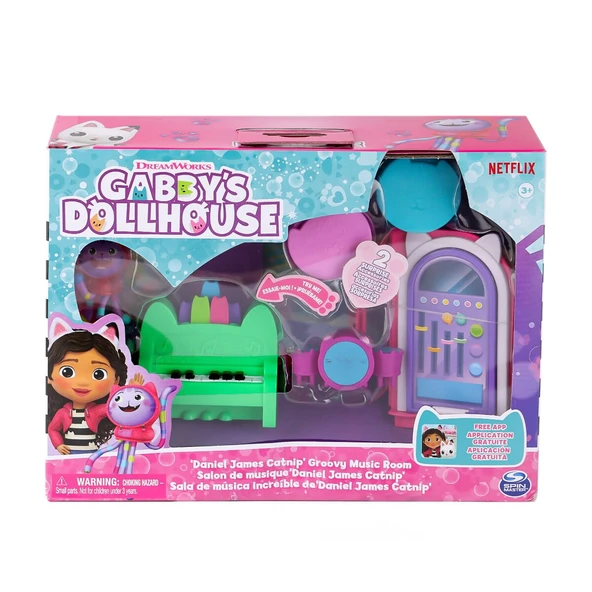 69300 Gabbys Dollhouse Baby Box Cat Craft-a-Riffic Room Gabby Kedi Riffic Odası - 2