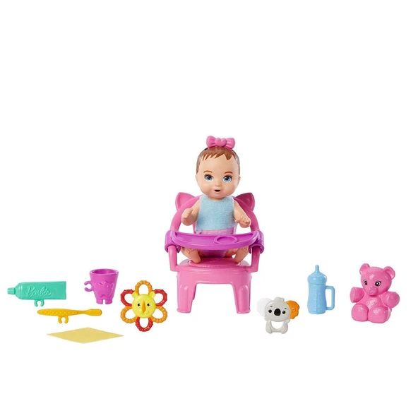 GHV83 Özellikli Minik Bebekler Barbie Bebek Bakıcısı - 2
