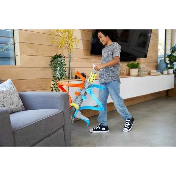 GRW39 Hot Wheels Dikey Uçuş Heyecan Yarış Seti - Resim 5