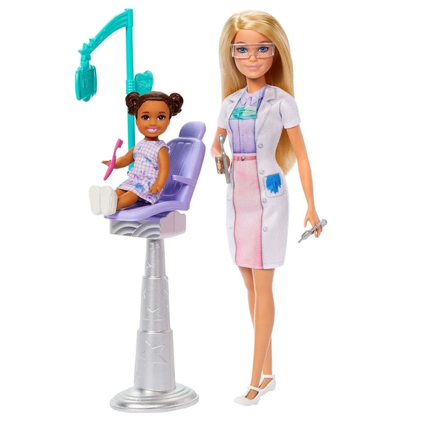 JCR71 Barbie Bakım Temalı Kariyer Oyun Setleri - 5