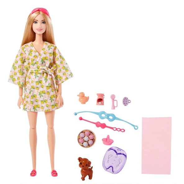 HKT90 Barbie Wellness - Spa Günü Sarışın Bebek - 3