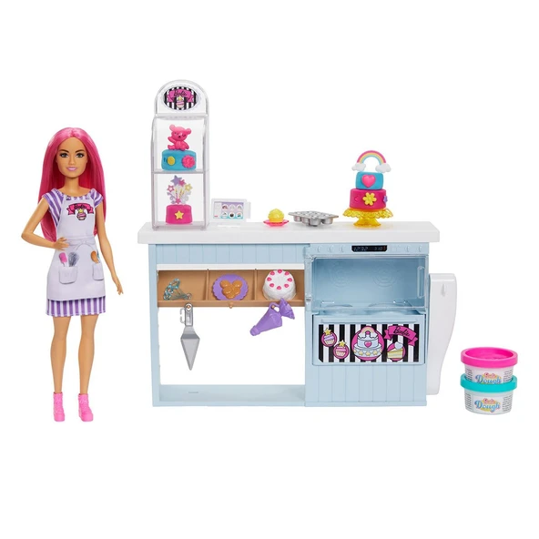 HGB73 Barbie Pasta Dükkanı Oyun Seti - 2