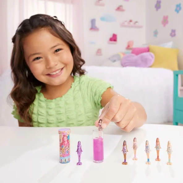 JCR08 Mini Barbieland Color Reveal Sürpriz Bebek - 4