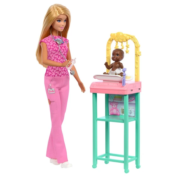 JCR71 Barbie Bakım Temalı Kariyer Oyun Setleri - 4
