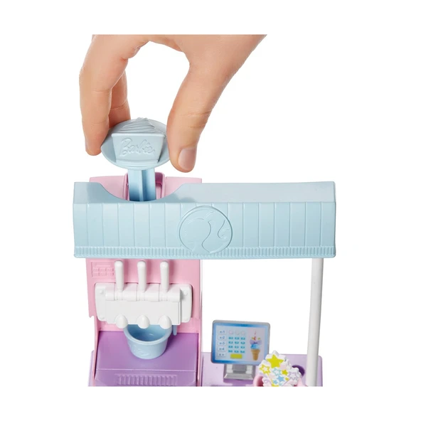 HCN46 Barbie Dondurma Dükkanı Oyun Seti, Barbie Ben Büyüyünce - 4