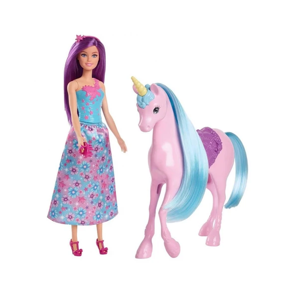 HYT62 Barbie ve Tek Boynuzlu Atı - 2