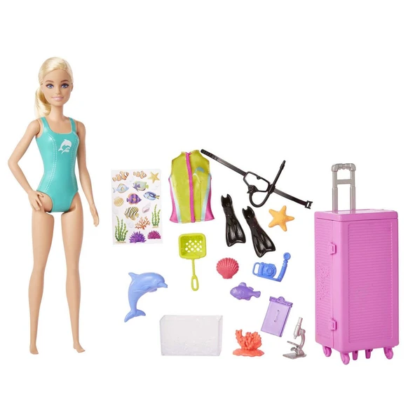 HMH26 Barbie Deniz Biyoloğu Oyun Seti - 3