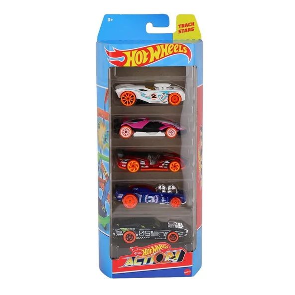 1806 Kampanya - Hot Wheels Beşli Araba Seti - ERKOL özel kampanya fiyatı - Resim 4