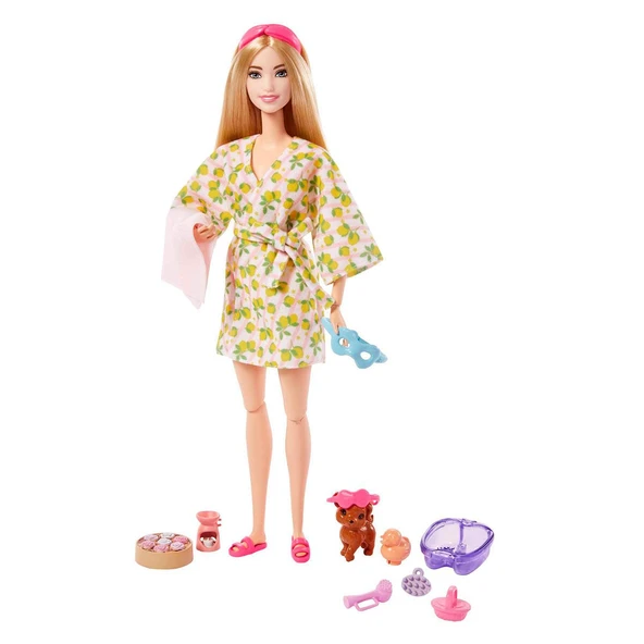 HKT90 Barbie Wellness - Spa Günü Sarışın Bebek - 2