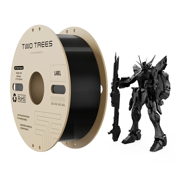 HS-PLA Yüksek Hızlı 3D Yazıcı Filamenti - 1.75mm - 1kg - Siyah