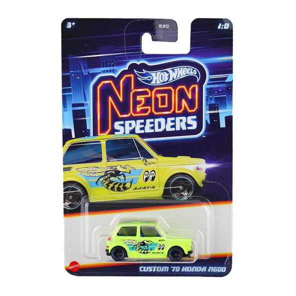 HLH72 Hot Wheels Neon Yarışlar Temalı Arabalar 10 adet koli ile satılır. Koli fiyatıdır. - Resim 3