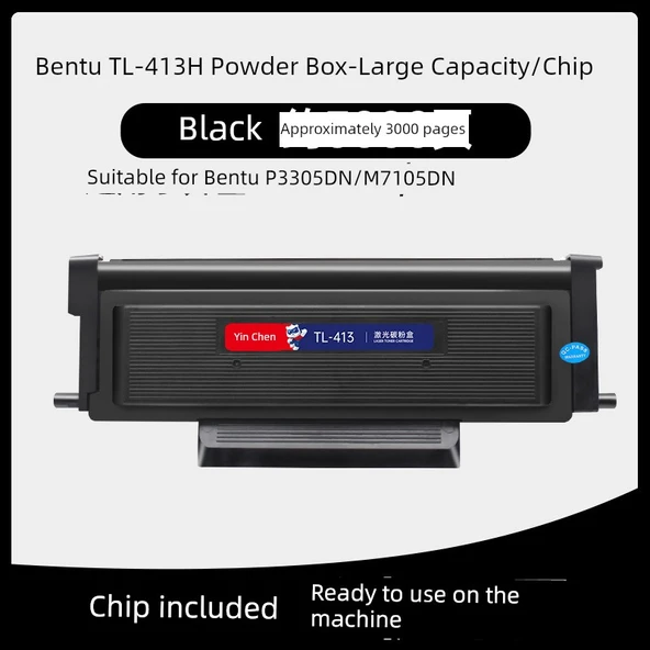 Büyük Kapasiteli Siyah Toner Kartuşu - 3000 Sayfa - Chipli