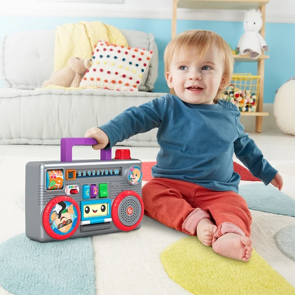 GYC04 Fisher-Price® Eğlenceli Müzik Kutusu, Türkçe-İngilizce / +6 ay - 4
