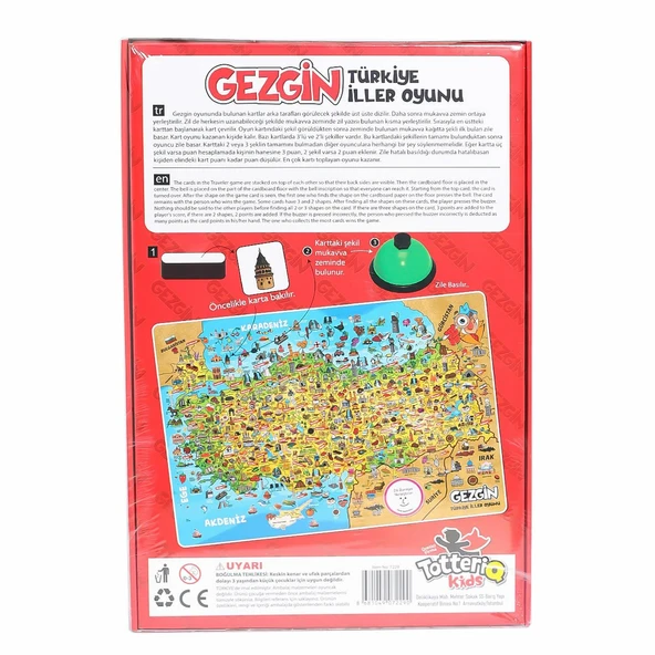 2290 Gezgin Türkiye İller Oyunu -Tottreiq - 2