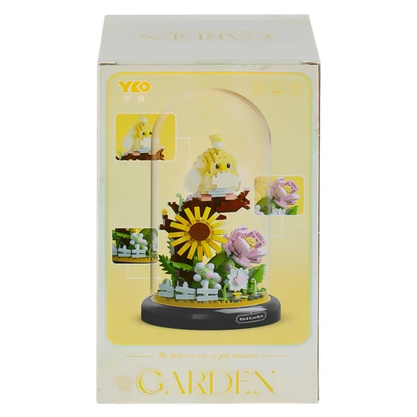 P1281 Panlos Fanus Çiçek 958 Parça Blok Seti -Vagon life - 2