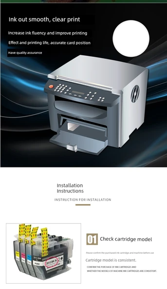 LC3513 LC3511 Kırmızı Mürekkep Kartuşu - 7