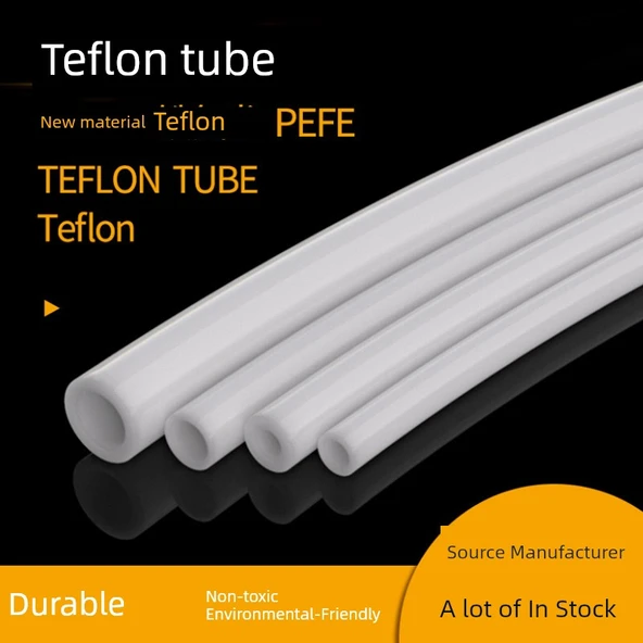 3D Yazıcı Teflon Besleme Tüpü - Şeffaf Renk 2*4 (2 m) (1.75mm) - 2