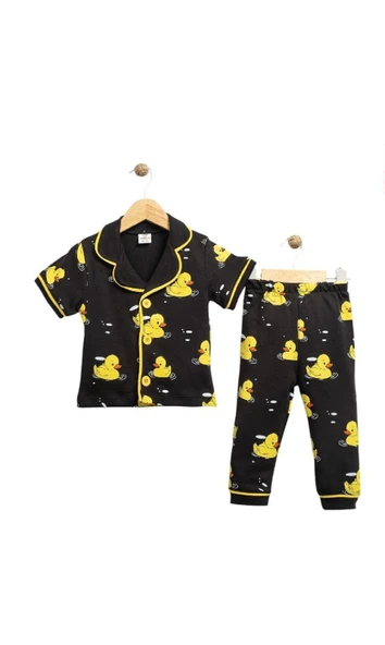 Ördek Baskılı Yazlık Pijama Takımı - 3