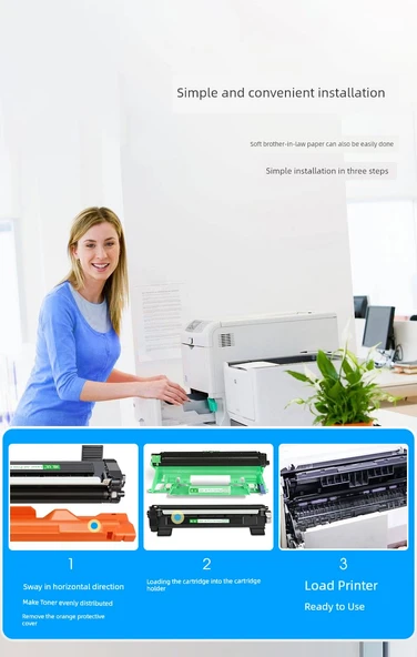 Uyumlu Toner Kartuşu - Toz Kutusu 2 Standart Kapasite + Selenium Tambur Rafı 1 (Kombinasyon Paketi) - 12