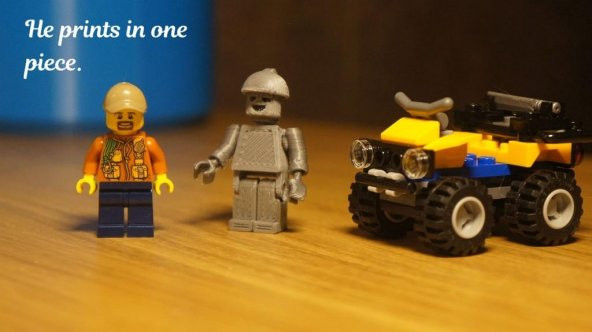 Lego Uyumlu Baskı Yerinde Adam Plastik Aparat