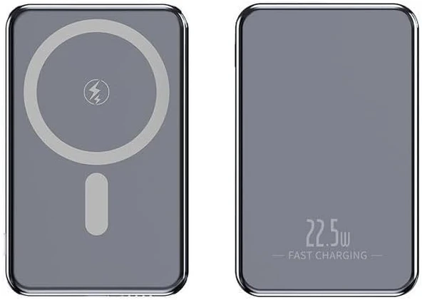 Sunix 5000 Mah 15W Manyetik Wireless Powerbank Natural PB-54