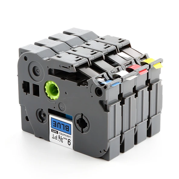 Etiketleme Makinesi Şeridi - TZ-631 12mm * 8m Sarı Siyah - 2