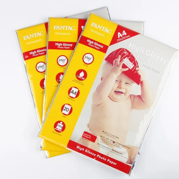 Su Geçirmez Fotoğraf Kağıdı - 240g - 5R - 7 inç - 100 Sayfa - 3